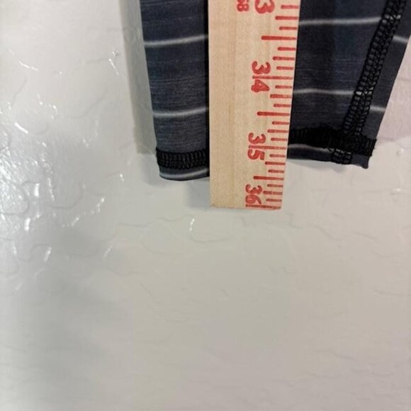 Teeki Leggings Womens Medium Gray Elephant Floral Print High Rise Yoga Pants - Picture 6 of 7